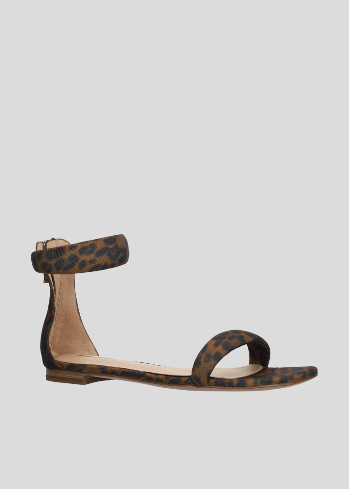 Sandalias Planas LOLA CRUZ Mod.153Z73BK leopardo