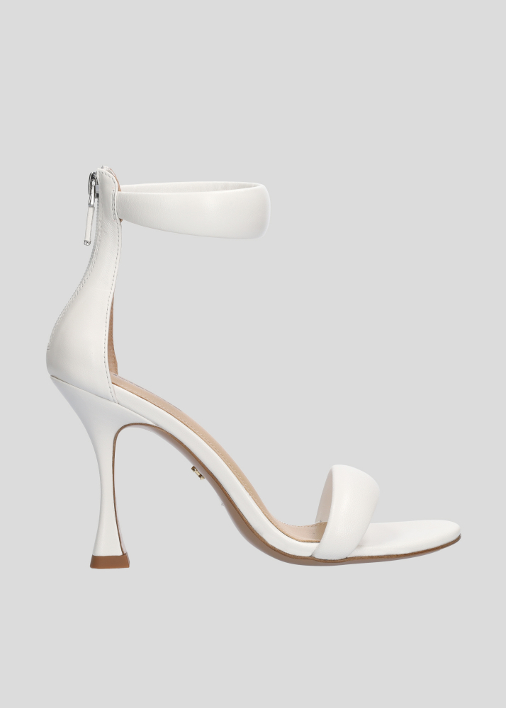 Sandalias Tacon LOLA CRUZ Mod.152Z13BK blanco