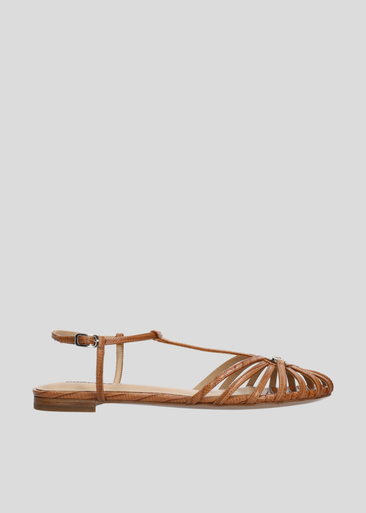 Sandalias Planas LOLA CRUZ Mod.138Z59BK cuero