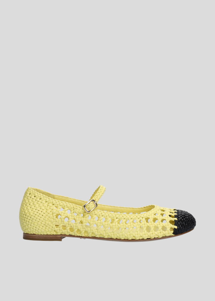 Bailarinas LOLA CRUZ Mod.002Z15BK amarillo