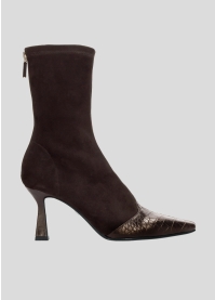 LOLA CRUZ Booties Mod. 001T83BK dark brown