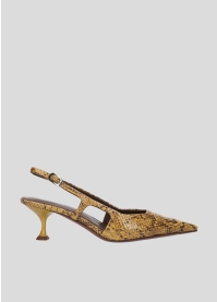 Salones LOLA CRUZ Mod.015Z99BK mostaza