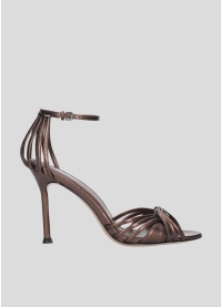 LOLA CRUZ Heeled sandals Mod. 021Z14BK cooper