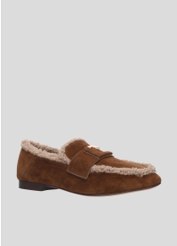 LOLA CRUZ Loafers Mod. 022Z30BK dark brown