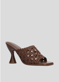 LOLA CRUZ Heeled sandals Mod. 027Z16BK dark brown
