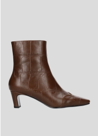 LOLA CRUZ Booties Mod. 029T55BK hazel nut