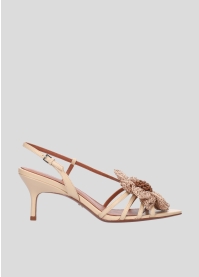 Sandalias Tacon LOLA CRUZ Mod.035Z14BK beige