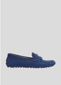 LOLA CRUZ Loafers Mod. 099Z60FS navy blue