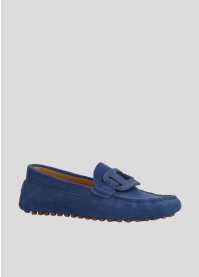 LOLA CRUZ Loafers Mod. 099Z60FS navy blue