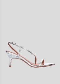 Sandalias Tacon LOLA CRUZ Mod.117Z51BK plata