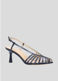LOLA CRUZ Heeled sandals Mod. 134Z51BK navy blue
