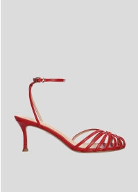LOLA CRUZ Heeled sandals Mod. 137Z59BK red