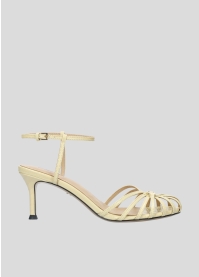 LOLA CRUZ Heeled sandals Mod. 137Z59BK vanilla