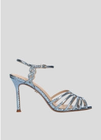 Sandalias Tacon LOLA CRUZ Mod.143Z51BK celeste