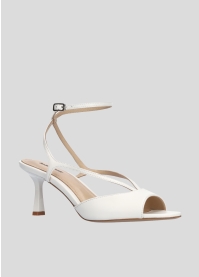LOLA CRUZ Heeled sandals Mod. 148Z13BK white