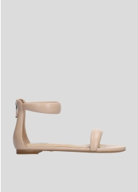 LOLA CRUZ Flat Sandals Mod. 153Z13BK nude