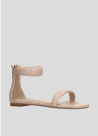 LOLA CRUZ Flat Sandals Mod. 153Z13BK nude