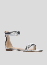 Sandalias Planas LOLA CRUZ Mod.153Z51BK plata