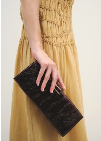 LOLA CRUZ Night Bag Mod. 231U51MG dark brown