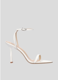 LOLA CRUZ Heeled sandals Mod. 158Z55BK white