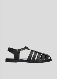LOLA CRUZ Flat Sandals Mod. 169Z10BK black
