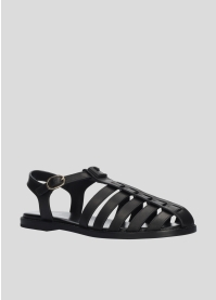 LOLA CRUZ Flat Sandals Mod. 169Z10BK black