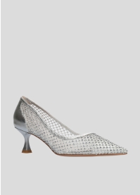 LOLA CRUZ Pumps Mod. 171Z02BK silver