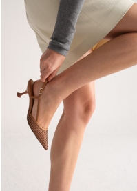 LOLA CRUZ Pumps Mod. 188Z13BK tan
