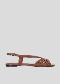 LOLA CRUZ Heeled sandals Mod. 203Z14BK terracota