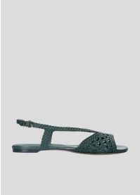 Sandalias Tacon LOLA CRUZ Mod.203Z14BK verde botella