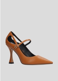 LOLA CRUZ Pumps Mod. 207Z13BK amber