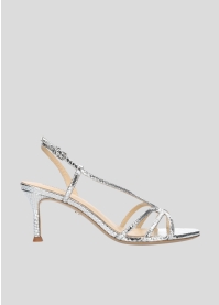 Sandalias Tacon LOLA CRUZ Mod.234Z51BK plata