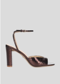 LOLA CRUZ Heeled sandals Mod. 240Z51BK dark brown