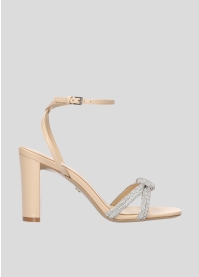 LOLA CRUZ Heeled sandals Mod. 262Z14BK beige