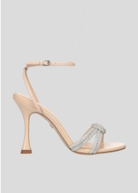 Sandalias Tacon LOLA CRUZ Mod.264Z14BK beige