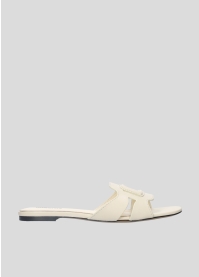 Sandalias Planas LOLA CRUZ Mod.283Z10BK off white