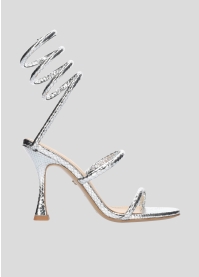 Sandalias Planas LOLA CRUZ Mod.346Z51BK plata