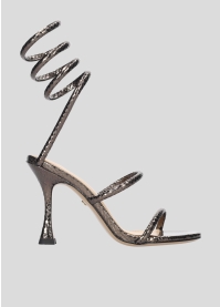 LOLA CRUZ Flat Sandals Mod. 346Z51BK gun metal