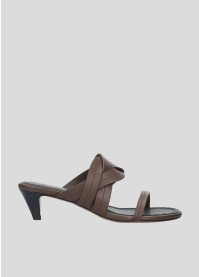 LOLA CRUZ Heeled sandals Mod. 410Z10BK dark brown