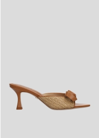 LOLA CRUZ Heeled sandals Mod. 196Z68BK tan
