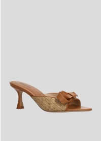 LOLA CRUZ Heeled sandals Mod. 196Z68BK tan