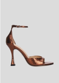 LOLA CRUZ Heeled sandals Mod. 230Z51BK mahogany