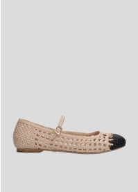 LOLA CRUZ Ballerinas Mod. 002Z15BK nude