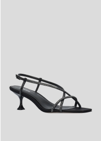 LOLA CRUZ Heeled sandals Mod. 011Z75BK black