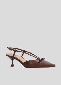 LOLA CRUZ Heleed shoes Mod. 104Z13BK dark brown