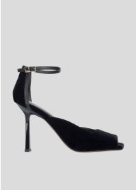 LOLA CRUZ Heeled sandals Mod. 010Z89BK black