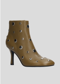 LOLA CRUZ Booties Mod. 032T84BK olive green