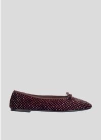 LOLA CRUZ Ballerinas Mod. 037Z00BK burgundi