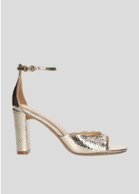 Sandalias Tacon LOLA CRUZ Mod.240Z51BK platino