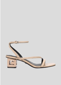 Sandalias Tacon LOLA CRUZ Mod.017Z14BK beige